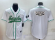 Men's Philadelphia Eagles Blank White Stitched Baseball Cool Base Jersey