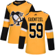 Adidas Pittsburgh Penguins #59 Jake Guentzel Gold Alternate Stitched NHL Jersey