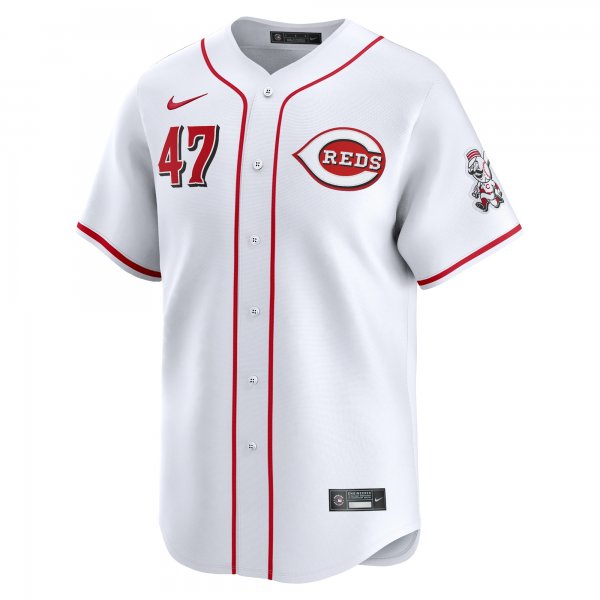 Men's Cincinnati Reds Frankie Montas Nike White Home Limited Player Jersey