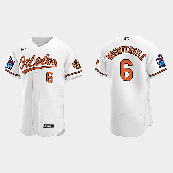 Men's Baltimore Orioles #6 Ryan Mountcastle 2022 Little League Classic Flex Base MLB Jersey - White