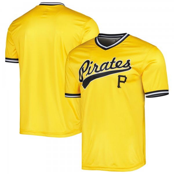 Men's Pittsburgh Pirates Stitches Gold Cooperstown Collection Team Jersey