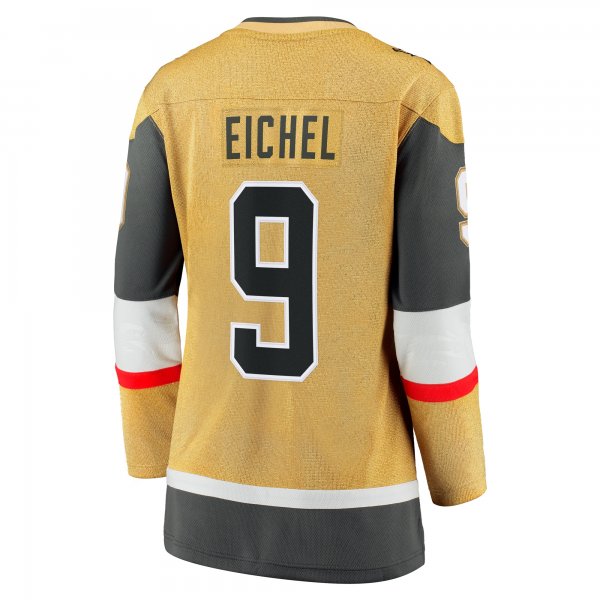 Women's Vegas Golden Knights Jack Eichel Fanatics Gold Home Breakaway Player Jersey