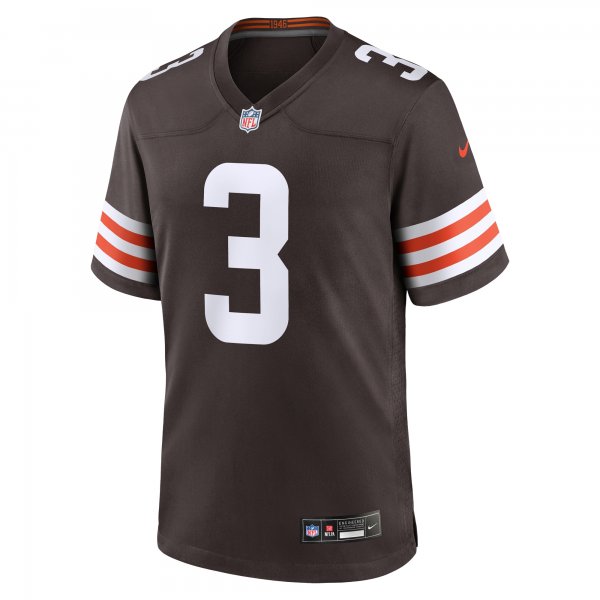 Men's Cleveland Browns Jerry Jeudy Nike  Brown  Game Jersey