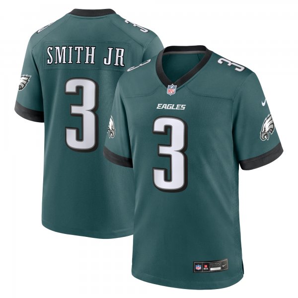 Men's Philadelphia Eagles Nolan Smith Nike Midnight Green Team Game Jersey