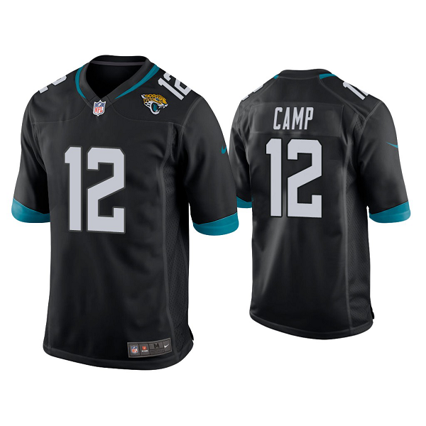 Men's Jacksonville Jaguars #12 Jalen Camp Black NFL Limited Game Jersey