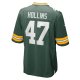 Men's Green Bay Packers Justin Hollins Nike Green Home Game Player Jersey