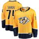 Men's Nashville Predators Juuse Saros Fanatics Gold Breakaway Player Jersey