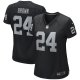 Women's Las Vegas Raiders Willie Brown Nike Black Game Retired Player Jersey