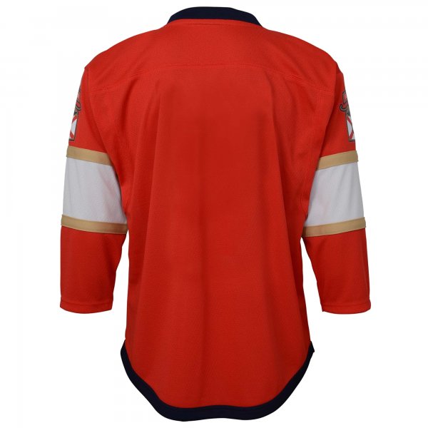 Youth Florida Panthers Red Home Replica Blank Jersey