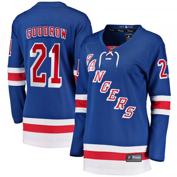 Women's New York Rangers Barclay Goodrow Fanatics Blue Home Breakaway Player Jersey