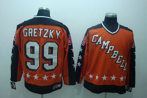 Edmonton Oilers #99 Wayne Gretzky Stitched Orange NHL Jersey