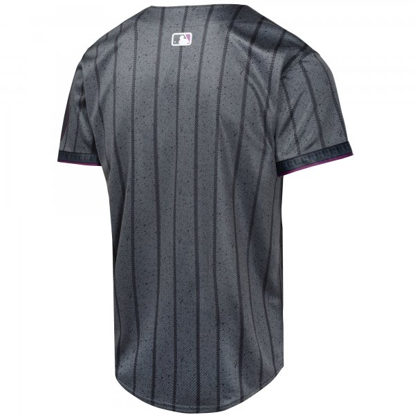 Youth New York Mets Nike Graphite 2024 City Connect Limited Jersey