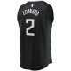 Youth LA Clippers Kawhi Leonard Fanatics Black Fast Break Player Jersey - Statement Edition