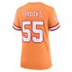 Women's Tampa Bay Buccaneers Derrick Brooks Nike Orange Throwback Game Jersey