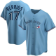 Men's Toronto Blue Jays #17 Jose Berrios Blue Powder Alternate MLB Jersey