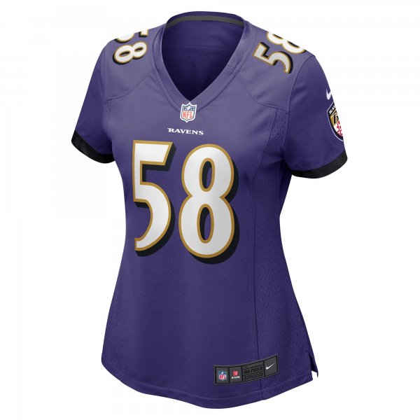 Women's Baltimore Ravens Michael Pierce Nike Purple Game Jersey