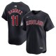 Men's Cleveland Guardians JosÃÂ© RamÃÂ­rez Nike Navy Alternate Limited Player Jersey