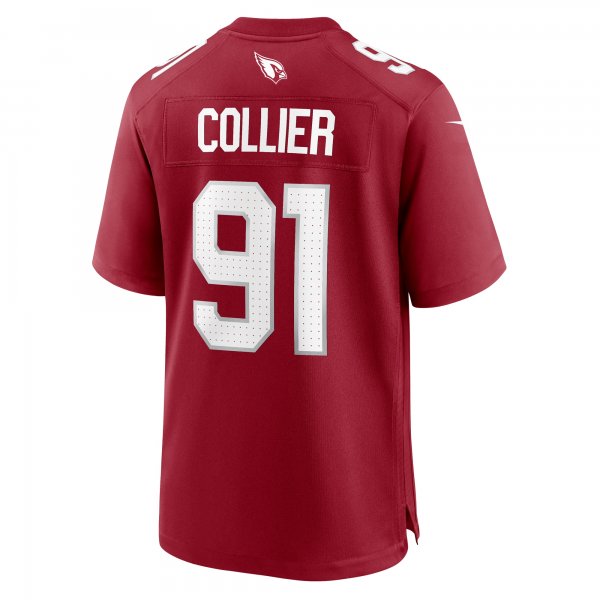 Men's Arizona Cardinals L.J. Collier Nike Cardinal Game Player Jersey