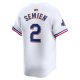 Men's Texas Rangers Marcus Semien Nike White 2024 Gold Collection Limited Player Jersey