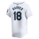 Men's Seattle Mariners Mitch Garver Nike White Home Limited Player Jersey