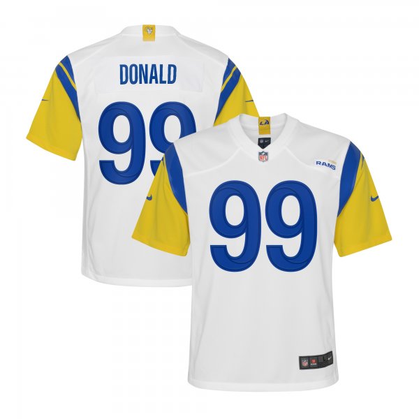 Youth Los Angeles Rams Aaron Donald Nike White Game Jersey