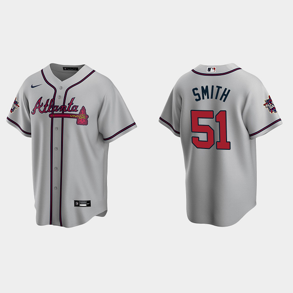 Men's Atlanta Braves #51 Will Smith Gray 2021 MLB All-Star Jersey