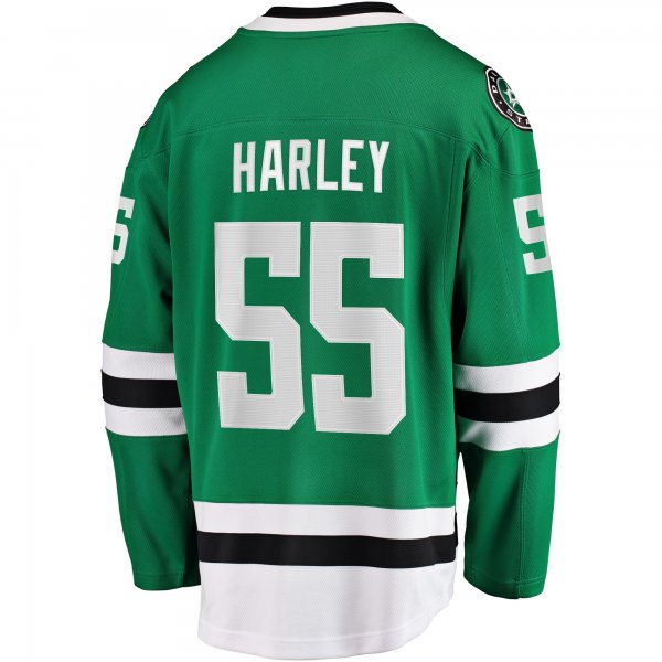 Men's Dallas Stars Thomas Harley Fanatics Kelly Green Home Premier Breakaway Player Jersey