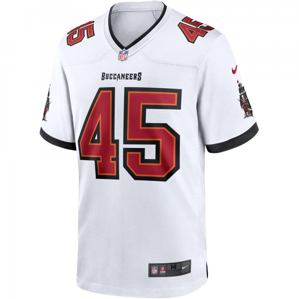 Men's Tampa Bay Buccaneers Devin White Nike White Game Jersey