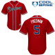 Men's Atlanta Braves #5 Freddie Freeman Red New Cool Base Stitched MLB Jersey