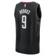 Men's Houston Rockets Dillon Brooks Fanatics Black Fast Break Replica Player Jersey - Statement Edition