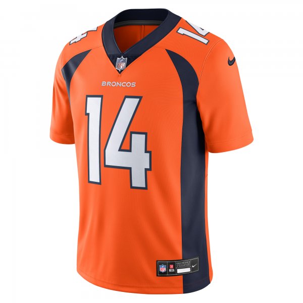 Men's Denver Broncos Courtland Sutton Nike Orange  Vapor Untouchable Limited Jersey