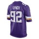 Men's Minnesota Vikings James Lynch Nike Purple Game Player Jersey