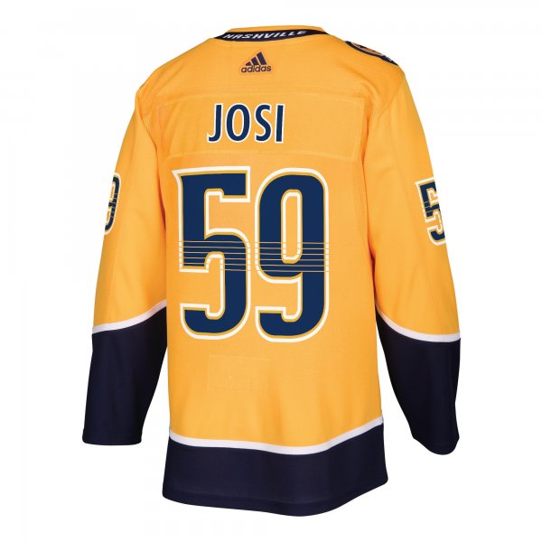 Men's Nashville Predators Roman Josi adidas Gold Home Player Jersey