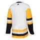 Men's Pittsburgh Penguins adidas White Away Blank Jersey