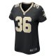 Women's New Orleans Saints Anthony Johnson Nike  Black Team Game Jersey