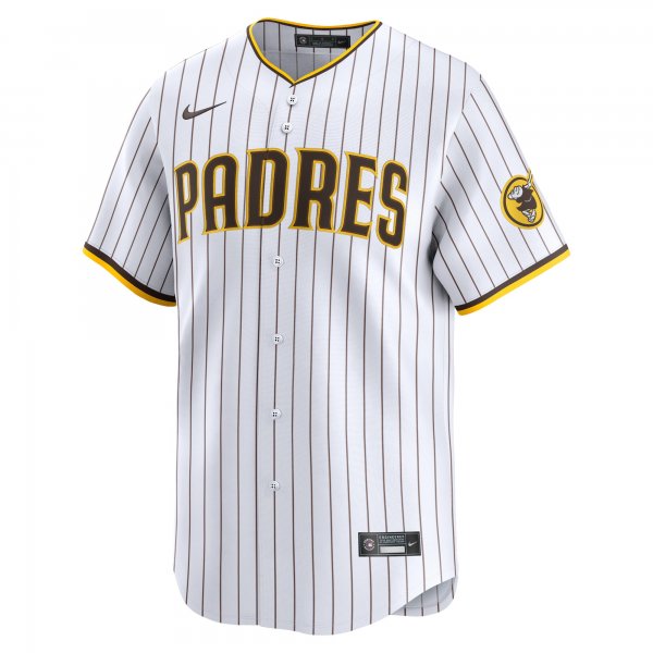 Men's San Diego Padres Nike White Home Limited Custom Jersey