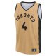 Men's Toronto Raptors Scottie Barnes Fanatics Gold Fast Break Jersey - City Edition