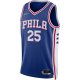 Men's Philadelphia 76ers Ben Simmons Nike Royal 2021/22 Diamond Swingman Jersey - Icon Edition