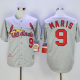 Mitchell And Ness 1967 St. Louis Cardinals #9 Roger Maris Grey Throwback Stitched MLB Jersey