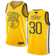 Warriors #30 Stephen Curry Gold 2019 Finals Bound Basketball Swingman Earned Edition Jersey