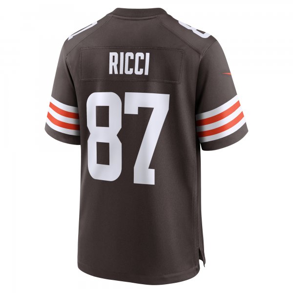 Men's Cleveland Browns Giovanni Ricci Nike  Brown  Game Jersey