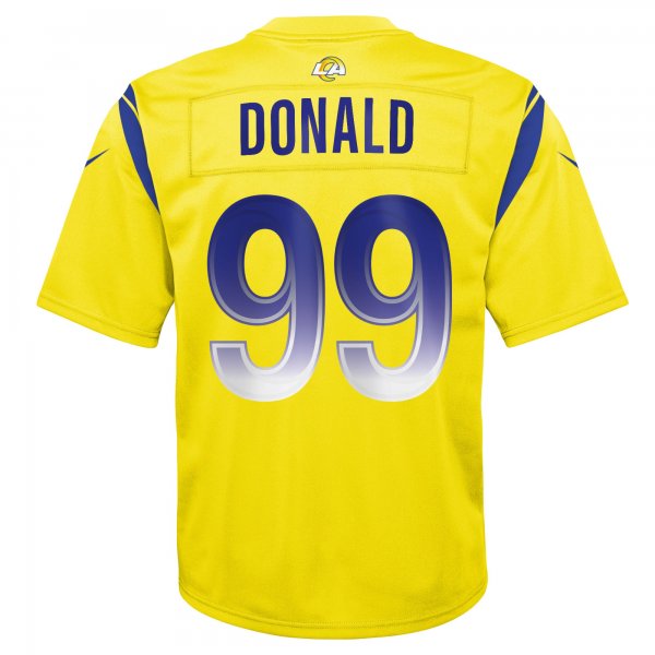 Youth Los Angeles Rams Aaron Donald Nike Gold Inverted Game Jersey