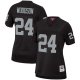 Women's Las Vegas Raiders Charles Woodson Mitchell & Ness Black Legacy Replica Team Jersey