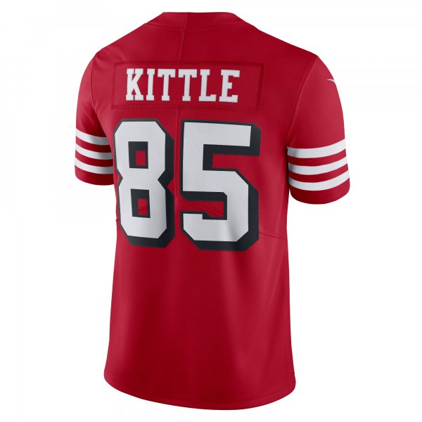 Men's San Francisco 49ers George Kittle Nike Red Alternate Vapor Limited Player Jersey