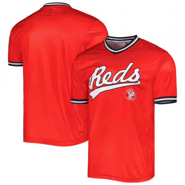 Men's Cincinnati Reds Stitches Red Cooperstown Collection Team Jersey