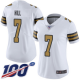 Women's New Orleans Saints #7 Taysom Hill WhiteStitched NFL Limited Rush 100th Season Jersey