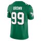 Men's Philadelphia Eagles Jerome Brown Nike Kelly Green Alternate Vapor F.U.S.E. Limited Jersey