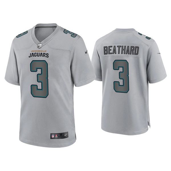 Men's Jacksonville Jaguars C.J. Beathard Gray Atmosphere Fashion Game Jersey