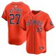 Men's Houston Astros #27 Jose Altuve Nike Orange Alternate Limited Player Jersey