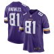 Men's Minnesota Vikings Malik Knowles Nike  Purple Team Game Jersey